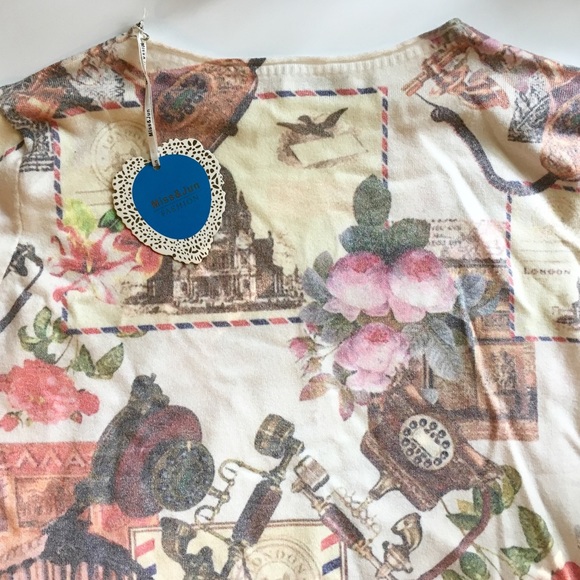 Graphic sweater, size S - Picture 3 of 4